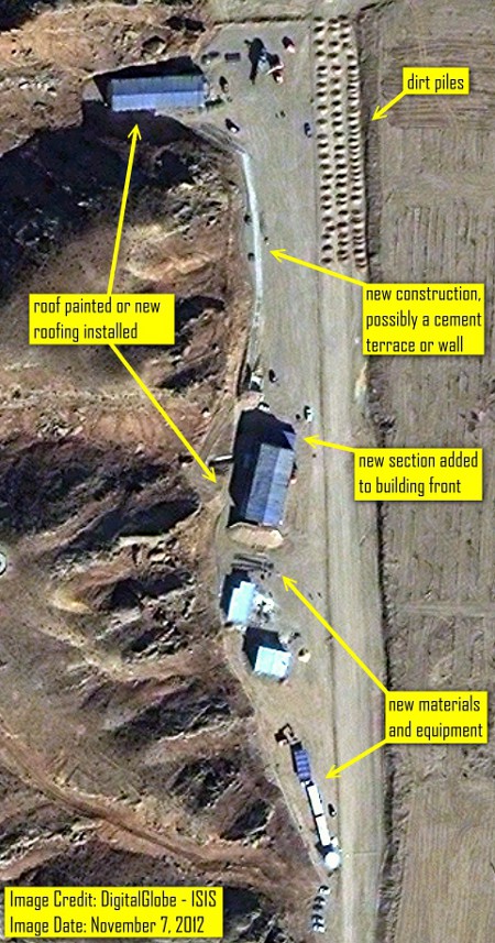 Parchin military complex, 7 November 2012 (Image: DigitalGlobe-ISIS)
