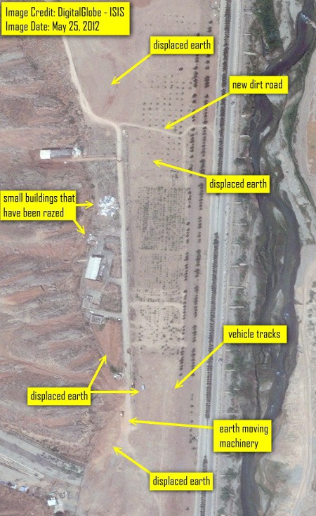 Parchin military complex, 25 May 2012 (Image: DigitalGlobe-ISIS)