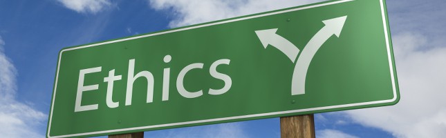 Ethics roadsign