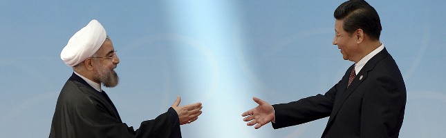 Rouhani and Xi photo